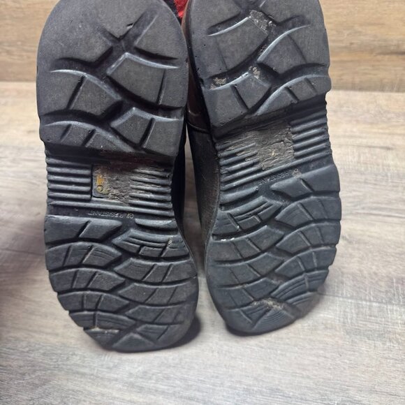 Carhartt Wellington Steel Toe Waterproof Leather Pull On Boots Men's Size 10 - Picture 4 of 7